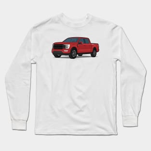 Car truck off road f-150 red Long Sleeve T-Shirt